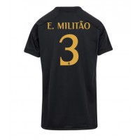 Real Madrid Eder Militao #3 Kolmaspaita Naiset 2023-24 Lyhythihainen